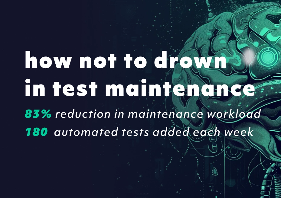 Big SaaS cuts test maintenance by 83% with Octomind auto-fix