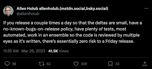 Allen Holub tweet screenshot 1